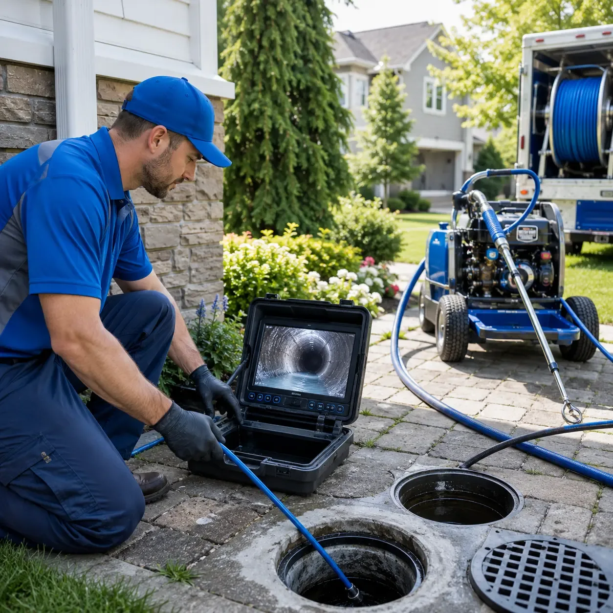 Outdoor drain cleaning professionals serving Upper Darby, PA