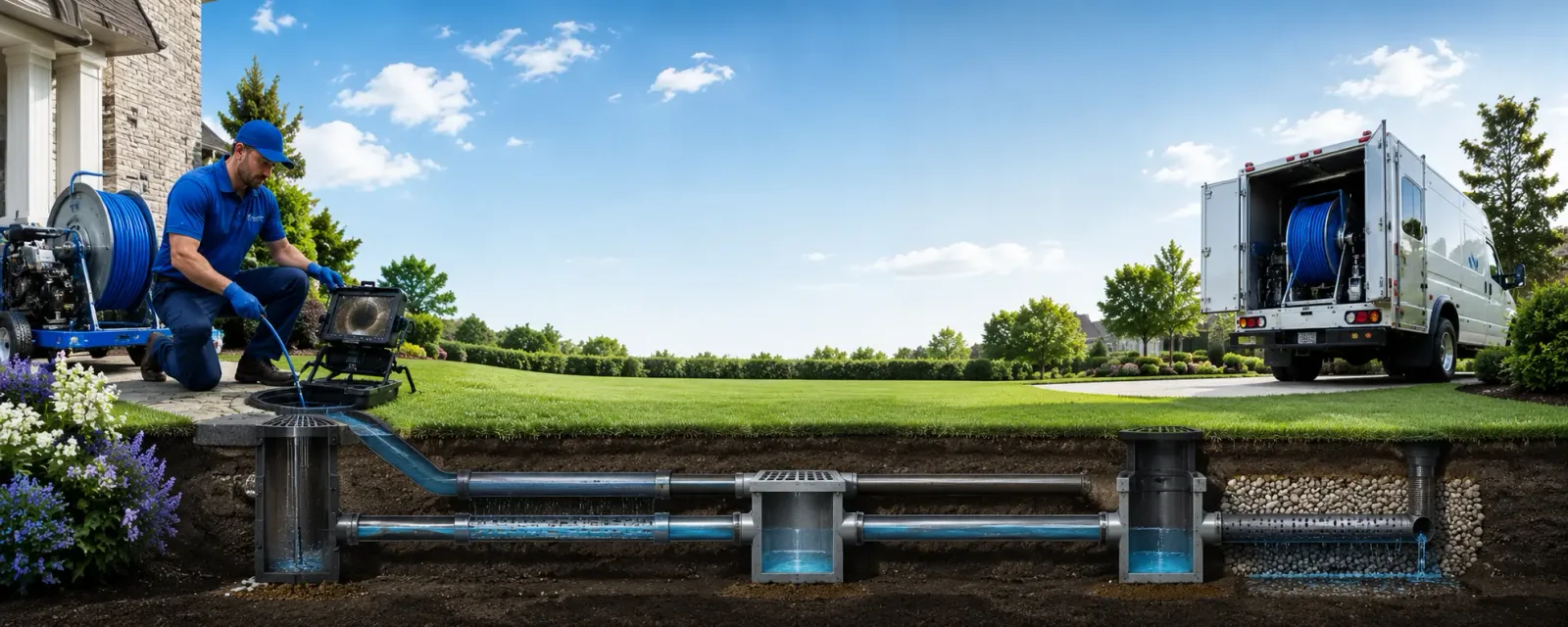 Outdoor drain cleaning information for Upper Darby, PA